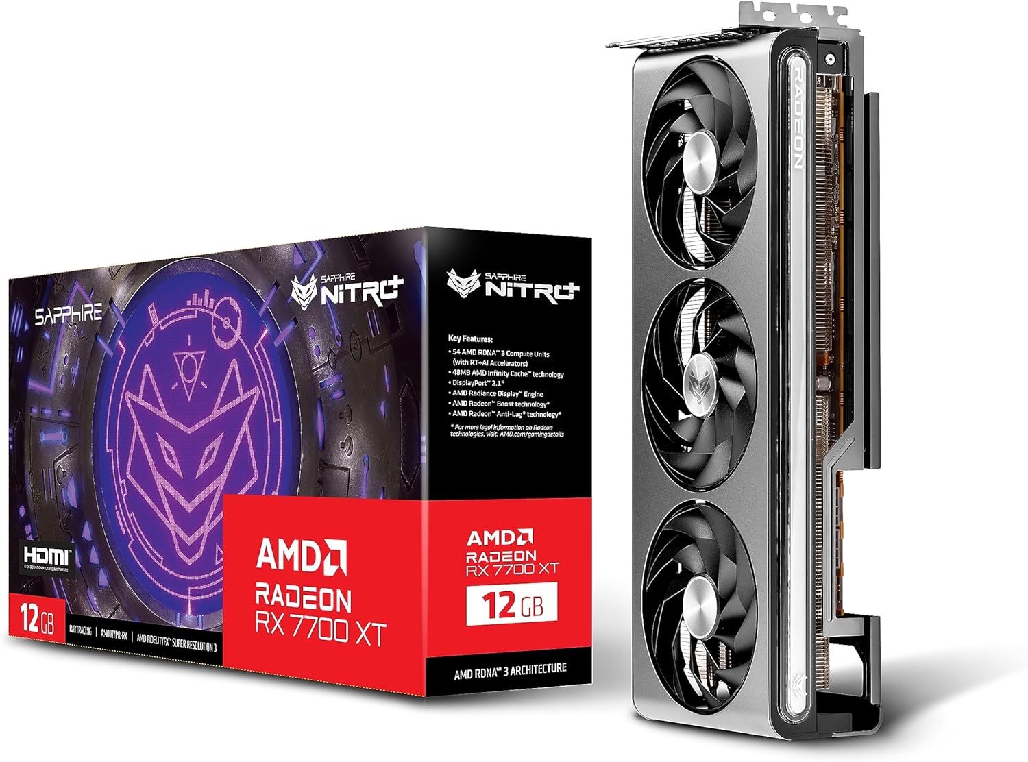 Sapphire Nitro+ AMD Radeon RX 7700 XT 12GB Sapphire Nitro+ AMD Radeon RX 7700 XT 12GB